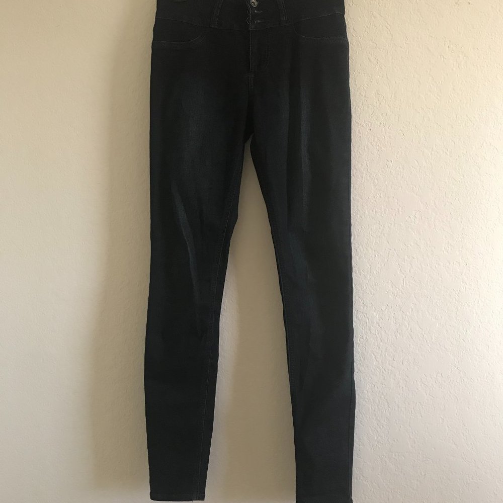 Dark Blue Denim Skinny Jeans